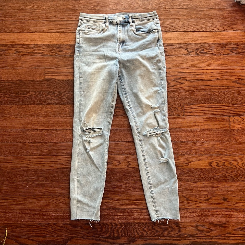 Blank NYC Light Wash Distressed Skinny Jeans